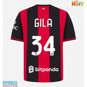 Billiga AC Milan Mario Gila #34 Hemmatröja 2026-27 Kortärmad